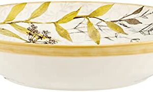 Certified International Bee Sweet 144 oz. Pasta/Serving Bowl, Multi Colored, 13"W x 13"H