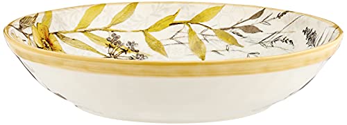 Certified International Bee Sweet 144 oz. Pasta/Serving Bowl, Multi Colored, 13"W x 13"H