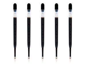 ohto flash dry gel pen refill 0.5mm black (pg-105np) - pack of 5