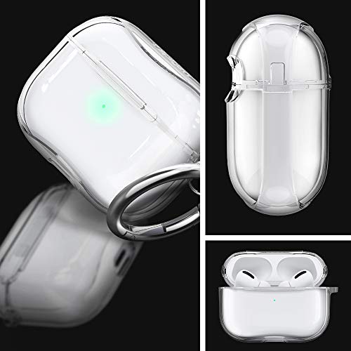 Spigen Ultra Hybrid Designed for Airpods Pro Case Cover Clear Airpods Pro Case - Crystal Clear