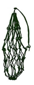 heavy cotton rope hay net (hunter green)