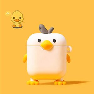 Cute AirPods Case Cover Cartoon Funny Silicone Airpods Case Cute Chick Shape Cover for Airpods 1 2