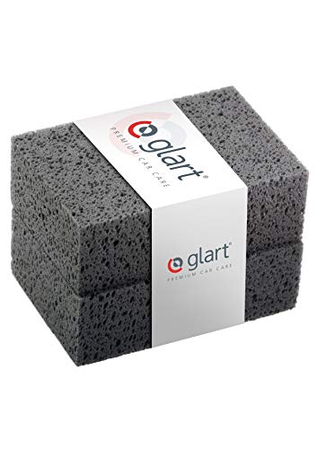 Glart 44WSA Set of 2 Sponges Anthracite for Car Wash Rims Paint 18 x 12 x 6 cm, 78 x 50 cm