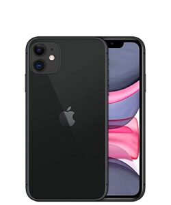 apple iphone 11, us version, 128gb, black - unlocked (renewed)