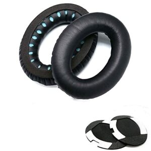 for bose ear pads replacement qc15,qc25, ae2 acoustic noise cancelling headphone (for bose quietcomfort 25, full black)