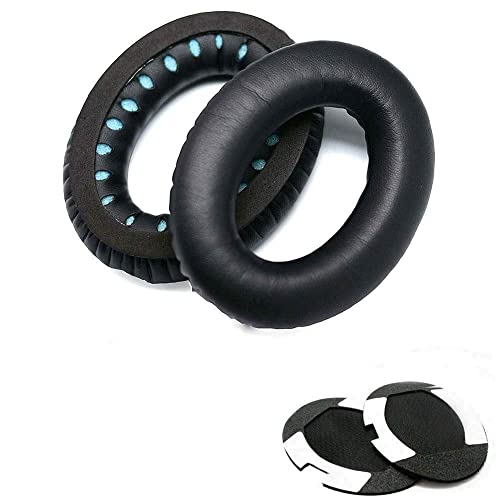 for Bose Ear Pads Replacement QC15,QC25, Ae2 Acoustic Noise Cancelling Headphone (for Bose Quietcomfort 25, Full Black)