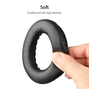 for Bose Ear Pads Replacement QC15,QC25, Ae2 Acoustic Noise Cancelling Headphone (for Bose Quietcomfort 25, Full Black)
