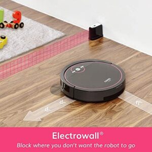 NOISZ by ILIFE S5 Pro Robot Vacuum and Mop 2 in 1, ElectroWall, Automatic Self-Charging, Water Tank，Tangle-Free, Quiet, Ideal for Pet Care, Hard Floor and Low Pile Carpet, Black