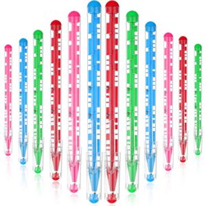 24 pieces maze pen puzzle novelty ink pen fidget toy pen with ball maze inside for school office stationery birthday party supply (pink, blue, red, green)