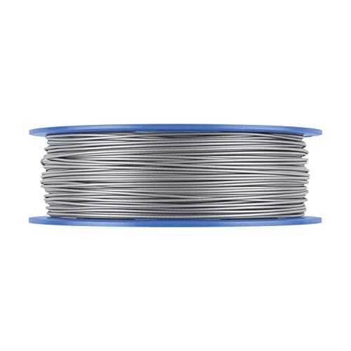 Dremel DigiLab PLA-SIL-01 3D Printer Filament, 1.75 mm Diameter, 0.75 kg Spool Weight, Color Silver, RFID Enabled, New Formula and 50 Percent More per Spool