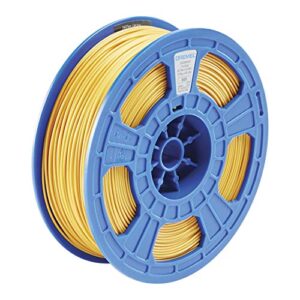 dremel digilab pla-gol-01 3d printer filament, 1.75 mm diameter, 0.75 kg spool weight, color gold, rfid enabled, new formula and 50 percent more per spool