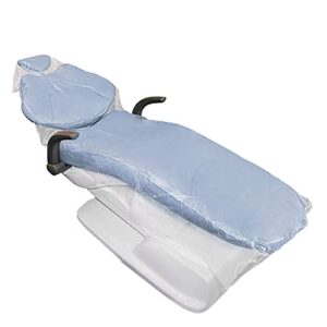 jmu dental full chair cover, disposable clear plastic sleeve protector, 29" x 80", box of 125