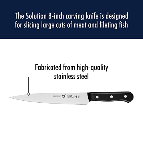 HENCKELS Solution Razor-Sharp 8-inch Carving Knife, German Engineered Informed by 100+ Years of Mastery