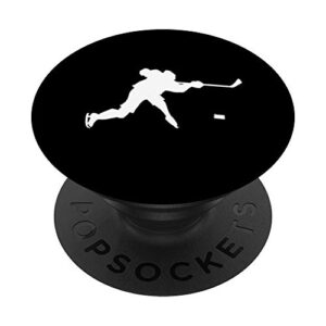 ice hockey player popsockets popgrip: swappable grip for phones & tablets