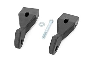 rough country tow hook shackle mounts for 2007-2013 chevy/gmc 1500 - rs148 , black