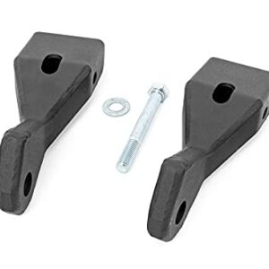 Rough Country Tow Hook Shackle Mounts for 2007-2013 Chevy/GMC 1500 - RS148 , Black