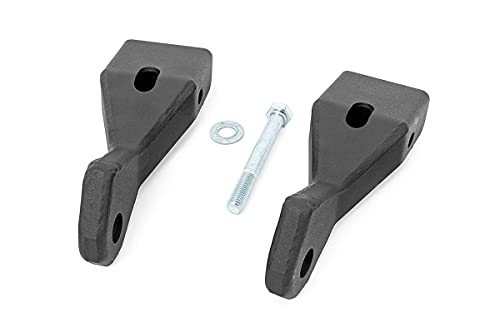 Rough Country Tow Hook Shackle Mounts for 2007-2013 Chevy/GMC 1500 - RS148 , Black