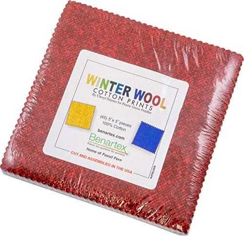 Benartex Winter Wool 5x5 Pack Charm Pack