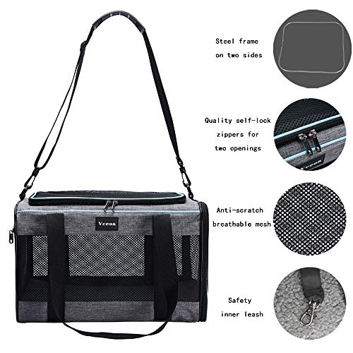 Vceoa Carriers Soft-Sided Pet Carrier for Cats