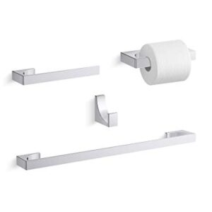 Kohler K-26569-CP Minimal Robe Hook, Polished Chrome