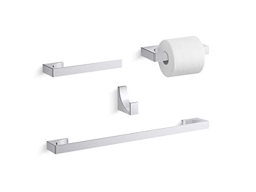 Kohler K-26569-CP Minimal Robe Hook, Polished Chrome