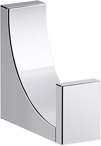 Kohler K-26569-CP Minimal Robe Hook, Polished Chrome