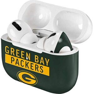Skinit Decal Audio Skin Compatible with Apple AirPods Pro - Officially Licensed NFL Green Bay Packers Green Performance Series Design