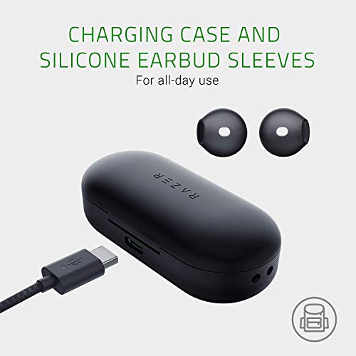 Razer Hammerhead True Wireless Bluetooth Earbuds Classic Black (Renewed)