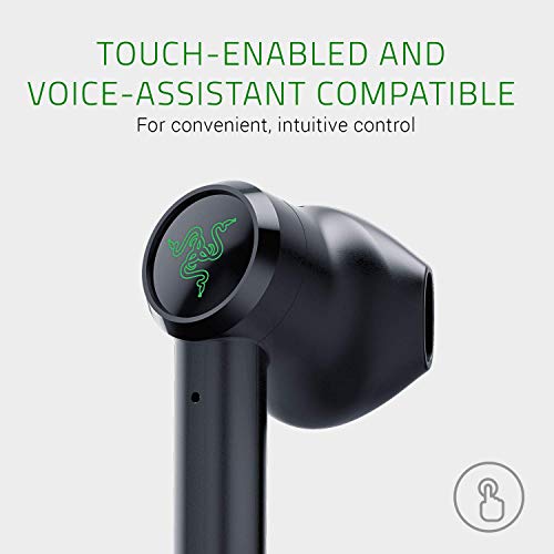 Razer Hammerhead True Wireless Bluetooth Earbuds Classic Black (Renewed)