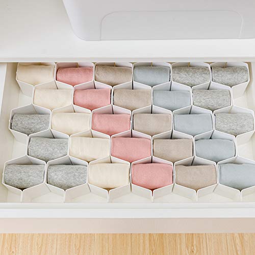 Dalanpa Drawer Divider Organizer Drawer Separator Honeycomb Drawer Divider