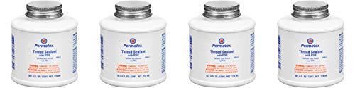 Permatex 80632 Thread Sealant with PTFE, 4 oz. (4 Pack)