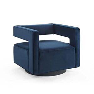 modway booth armchairs, midnight blue 31 x 29.5 x 26.5