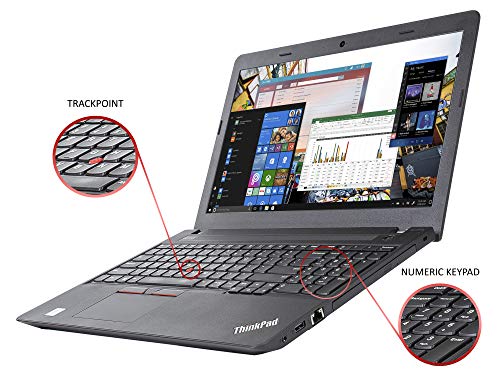 Lenovo ThinkPad E570 Laptop, 15.6 HD Display, Intel Core i5-7200U Upto 3.1GHz, 8GB RAM, 512GB NVMe SSD + 1TB HDD, DVDRW, VGA, HDMI, Card Reader, Wi-Fi, Bluetooth, Windows 10 Pro (Renewed)