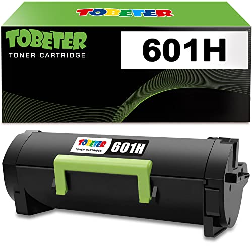 ToBeter Remanufactured 601H 60F1H00 High Yield Toner Cartridge for Lexmark MX310 MX410 MX510 MX511 MX610 MX611 MX310dn MX611de MX511d MX410de MX611dhe MX610de MX510de Printer (up to 10,000 Pages)