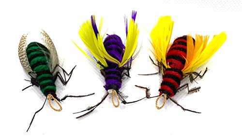 Litterboy Colored Flies Attachment - 3 Pack - Fits Popular Wand Toys