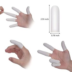 Cuttte (Approx. 330 PCS Latex Finger Cots, Disposable Medium Fingertips Protector Finger Covers