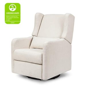 Carter's by DaVinci Arlo Recliner and Swivel Glider, Water Repellent & Stain Resistant, Greenguard Gold & CertiPUR-US Certified, Performance Cream Linen