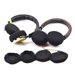Tvoip 2pairs/4pcs Universal Stretchable Headphone Cover Washable Ear Cup Covers Fabric Headset Ear Pad Cover On-Ear Headphones Earpads (3.54"-4.33"(9-11cm))