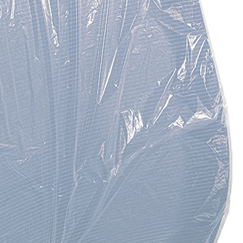 JMU Dental Half Chair Cover, Disposable Clear Plastic Sleeve Protector, Large 32" x 32", Box of 200