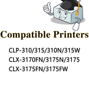 MM MUCH & MORE Compatible Toner Cartridge Replacement for Samsung 409S CLT-409S CLT-K409S 407S use in CLP-310 CLP-315 CLP-310N 315W CLX-3170FN 3175N CLX-3175 CLX-3175FN 3175FW Printers (2-Pack, Black)