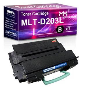 (1-pack, black) compatible samsung 203l mlt-d203l toner cartridge d203l used for samsung proxpress sl-m3320nd sl-3310 m3370fd m3820dw m3870fw m4020nd m4070fr m4070fx printer, by muchmore