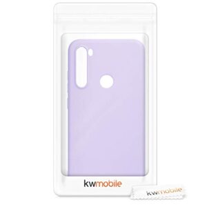 kwmobile Case Compatible with Xiaomi Redmi Note 8 (2019/2021) Case - Soft Slim Protective TPU Silicone Cover - Lavender