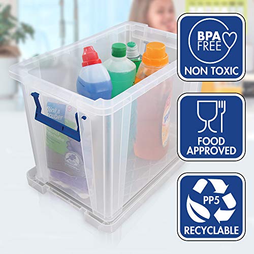 Bankers Box ProStore Plastic Storage Box Bonus Pack -2 x 10 Litre & 1 x 18.5 Litre