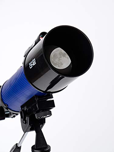 Explore One CF400SP Astronomy and Terrestrial Telescope with 20x to 67x Magnification - 70mm Aperture - 400mm Focal Length - Smartphone Adapter - Easy-to-Use Beginner Telescope for Kids and Adults