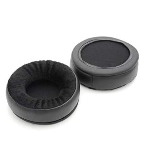 Replacement Ear Pads Velvet Ear Cushion Earpads Compatible with Razer Kraken Pro Gaming Headphones (Black/Protein+Flannel)