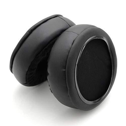 Replacement Ear Pads Velvet Ear Cushion Earpads Compatible with Razer Kraken Pro Gaming Headphones (Black/Protein+Flannel)