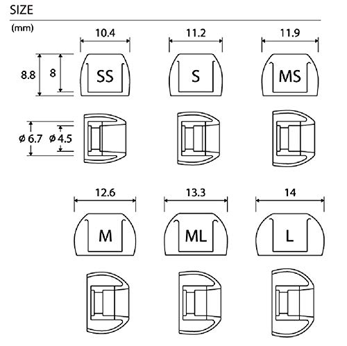 AZLA SednaEarfitLight Short 2 Pairs (Size ML)