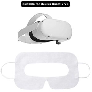 100 Pack Disposable VR Mask Sanitary VR Eye Covers Universal VR Face Mask for vr Oculus Quest 2 HTC Vive, PS VR, Gear VR Oculus Rift, etc.