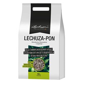 lechuza-pon plant substrate, 18 liter bag of potting mix for indoor gardening