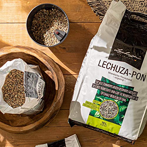 LECHUZA-PON Plant Substrate, 18 Liter Bag of Potting Mix for Indoor Gardening